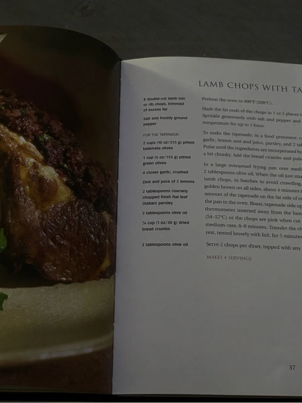 Williams Sonoma Cookbook Page — Brown, White